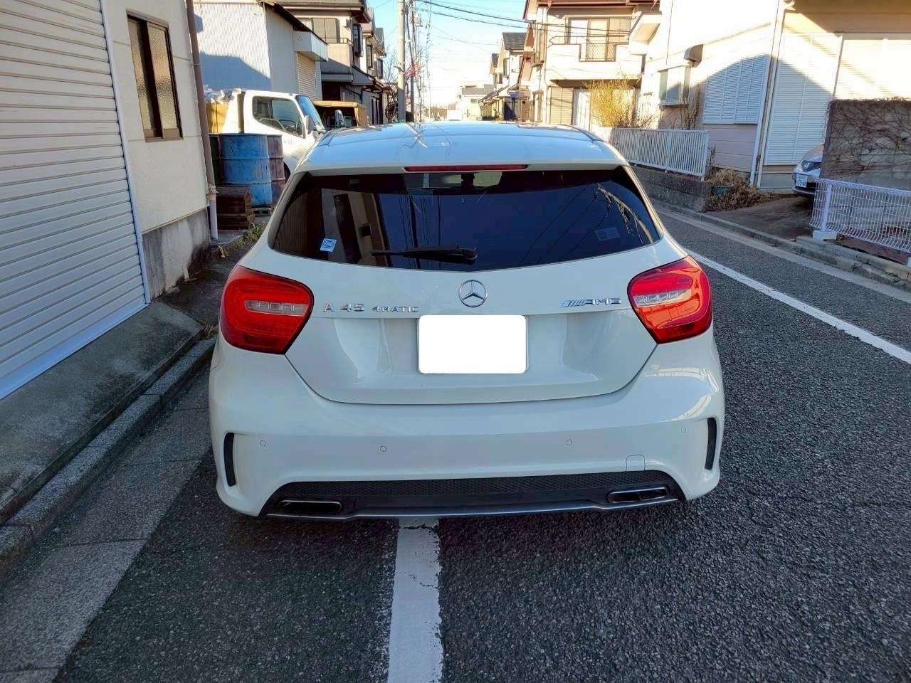 ベンツA45AMG   4WD ホワイト