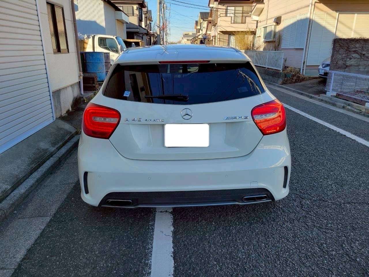ベンツA45AMG   4WD ホワイト