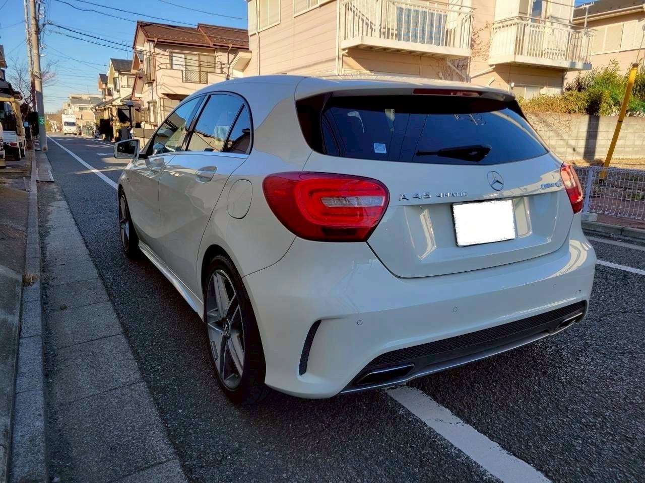 ベンツA45AMG   4WD ホワイト
